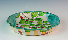 Cherry Serving Dish by Peggy Crago (Ceramic Serving Piece)