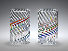 Tumblers by Tom Stoenner (Art Glass Drinkware)