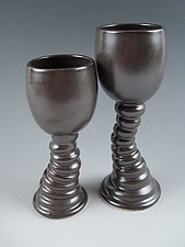 Goblets in Motion by Lilach Lotan (Ceramic Drinkware)