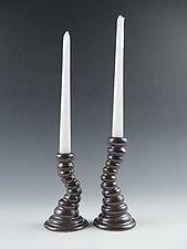 Balancing Candlesticks by Lilach Lotan (Ceramic Candleholder)