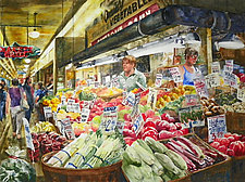 Locally Grown by Terrece Beesley (Watercolor Painting)