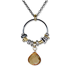 Elements Pendant Necklace by Suzanne Q Evon (Silver & Stone Necklace)