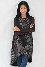Silk Ralli Wrap Vest by Mieko Mintz (Silk & Cotton Vest)