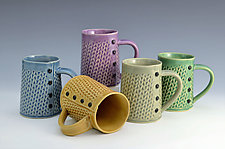 Knitted Mugs by Charan Sachar (Ceramic Mug)