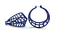 Basket Hoops by Maria  Eife (Nylon Earrings)