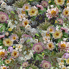 Peonies Breaking Pattern by Lisa A. Frank (Color Photograph)