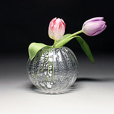 Silver Vase by Scott Summerfield (Art Glass Vase)