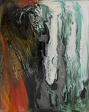 Falling Mist by Jan Fordyce (Mixed-Media Painting)