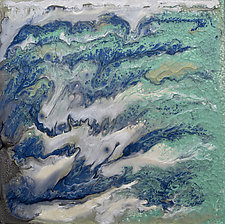 Water Waved by Jan Fordyce (Mixed-Media Painting)
