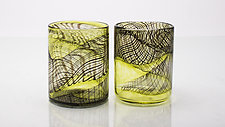 Dark Matter Glasses by Andrew Iannazzi (Art Glass Drinkware)