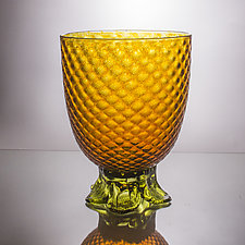 Large Pineapple Bowl by Andrew Iannazzi (Art Glass Drinkware)