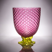 Large Pineapple Bowl by Andrew Iannazzi (Art Glass Drinkware)