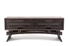 Stratus Media Console by Wes Walsworth (Wood Cabinet)