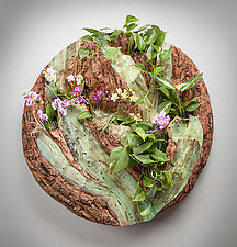 Root System Living Wall by Aaron Laux (Wood Wall Sculpture)
