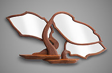 Silhouette Mirror by Aaron Laux (Wood Mirror)