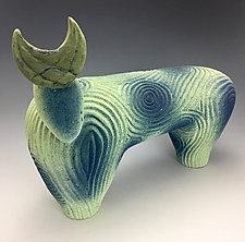 Torito by Lilia Venier (Ceramic Sculpture)