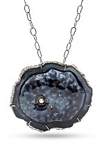 Small Caldera Neckpiece by Lisa LeMair (Enameled Necklace)