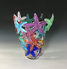 Starfish Cluster II by John Gibbons (Art Glass Sculpture)