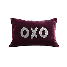 Gilded Luxe OXO Pillow by Helene Ige (Velvet Pillow)