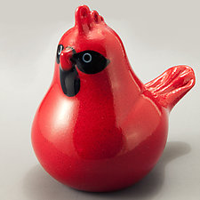 Cardinal by Orient & Flume Art Glass (Art Glass Sculpture)