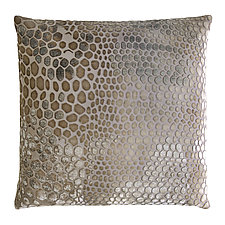 Medium Snakeskin Velvet Pillow by Kevin O'Brien (Silk Velvet Pillow)