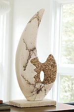 Tusk - Ocean by Jeff Margolin (Ceramic Sculpture)