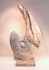 Tusk - Foliage by Jeff Margolin (Ceramic Sculpture)