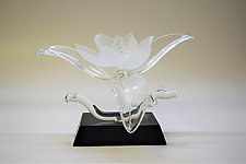 Magnolia by Hung Nguyen (Art Glass Sculpture)