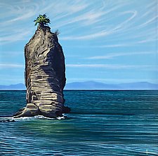 Siwash Rock by Hunter Jay (Acrylic Painting)