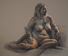Rachael by Cathy Locke (Charcoal Drawing)