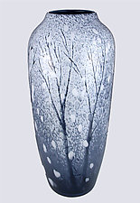 Winter by Daniel Scogna (Art Glass Vase)