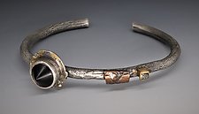 Elemental Cuff Bracelet by Nina Mann (Gold & Silver Bracelet)