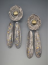 Praia Earrings by Nina Mann (Gold & Silver Earrings)