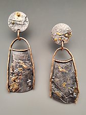 Lilana Earrings by Nina Mann (Gold & Silver Earrings)