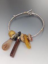 Antiquities Bracelet by Nina Mann (Gold, Silver & Stone Bracelet)