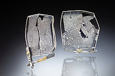 Reflections Earrings by Nina Mann (Gold & Silver Earrings)