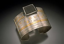 Affinity Cuff Bracelet by Nina Mann (Gold & Silver Bracelet)
