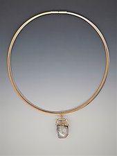 Goddess of the Sky Necklace by Nina Mann (Gold & Pearl Necklace)