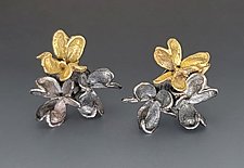 Laria Earrings by Nina Mann (Gold & Silver Earrings)