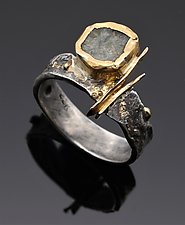 Eclipse Ring by Nina Mann (Gold, Silver & Stone Ring)