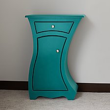 Spark Table with Door by Vincent Leman (Wood Side Table)