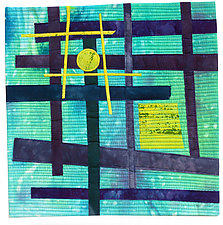 Foot Square 7 by Catherine Kleeman (Fiber Wall Hanging)
