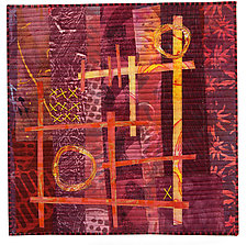Foot Square 1 by Catherine Kleeman (Fiber Wall Hanging)