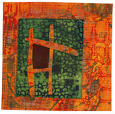 Foot Square 11 by Catherine Kleeman (Fiber Wall Hanging)