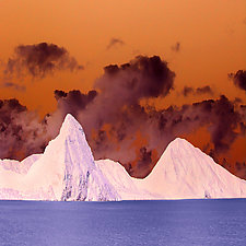 Pitons by Marcie Jan Bronstein (Color Photograph)