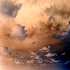 Skyscape 2 by Marcie Jan Bronstein (Color Photograph)