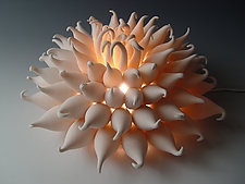Cactus Flower by Lilach Lotan (Ceramic Table Lamp)