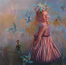 Pinwheels by Cathy Locke (Oil Painting)
