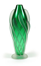 Small Starburst Vase by Thomas Kelly (Art Glass Vase)