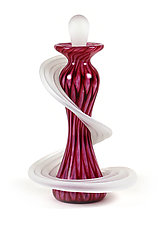 Scale Flamenco Perfume Bottle by Thomas Kelly (Art Glass Perfume Bottle)